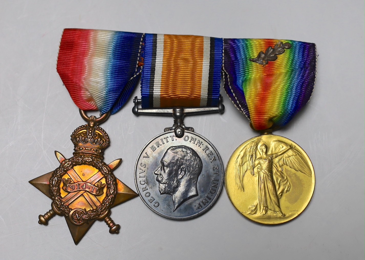 A Great War trio to Staff Nurse Williams, with cased Royal Red Cross and miniatures